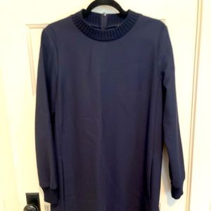 COS navy blue knit dress